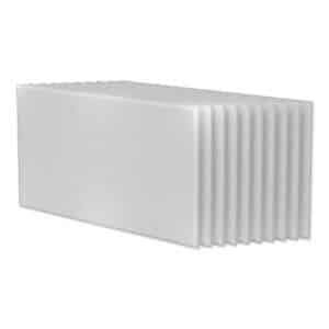 Polyester Acoustic Panel - Rectangle (White)