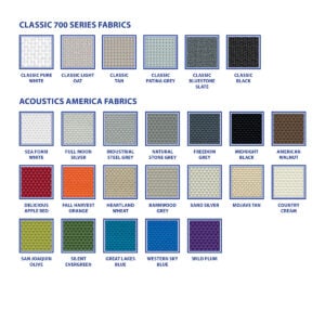 Fabric Sample Pack (Acoustics America / Classic 700)