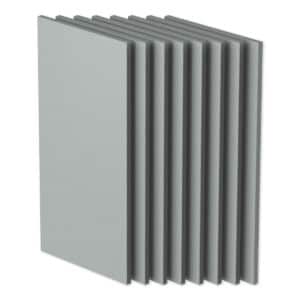 Acoustic Panel Kit (48x24x1, Industrial Steel Grey)