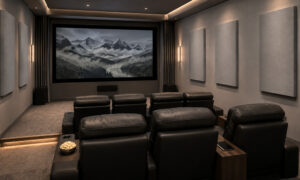 Acoustic Panels in a Home Theater