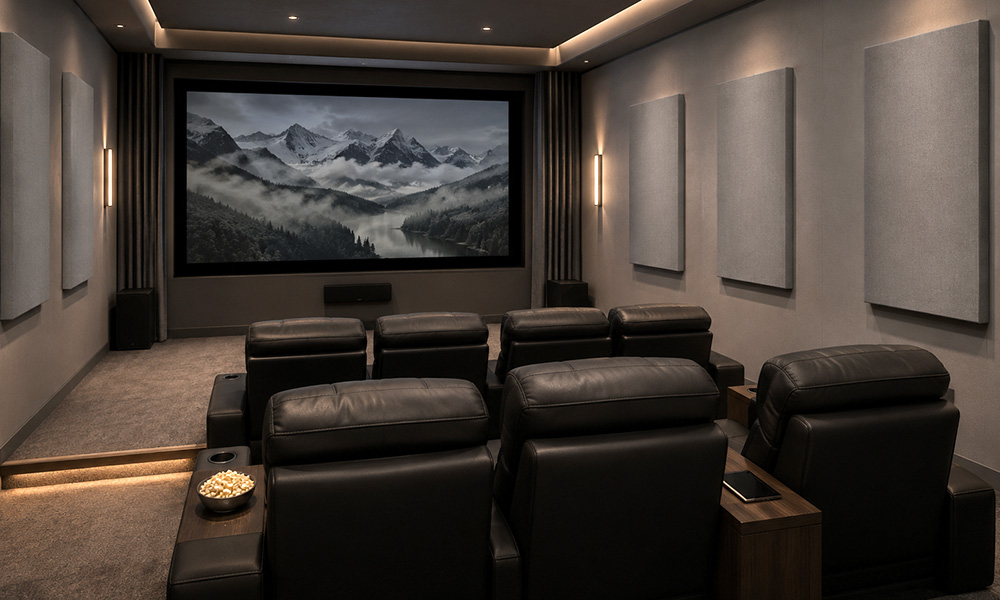 3 Benefits of Adding Acoustic Panels to Your Home Theater