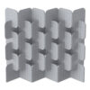QuietQube Room Divider (Light Marble Grey)