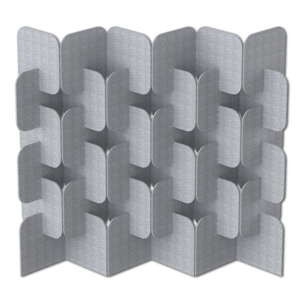 QuietQube Room Divider (Light Marble Grey)