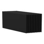 Essential Shapes Polyester Acoustic Panels (10 Pack) (Rectangle, Black)