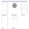 Essential Acoustic Hanging Dividers (Patterns)