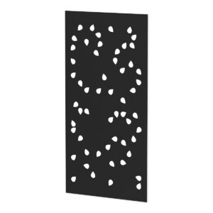 Essential Acoustic Hanging Dividers (Falling Leaves, Black)