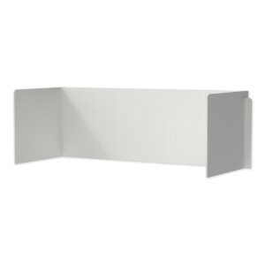 Essential Acoustic Desktop Divider (70x28x23, Light Marble Grey)