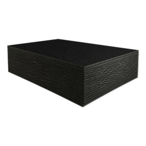 Whispertone® Black Acoustical Board - 96" x 48" x 1"